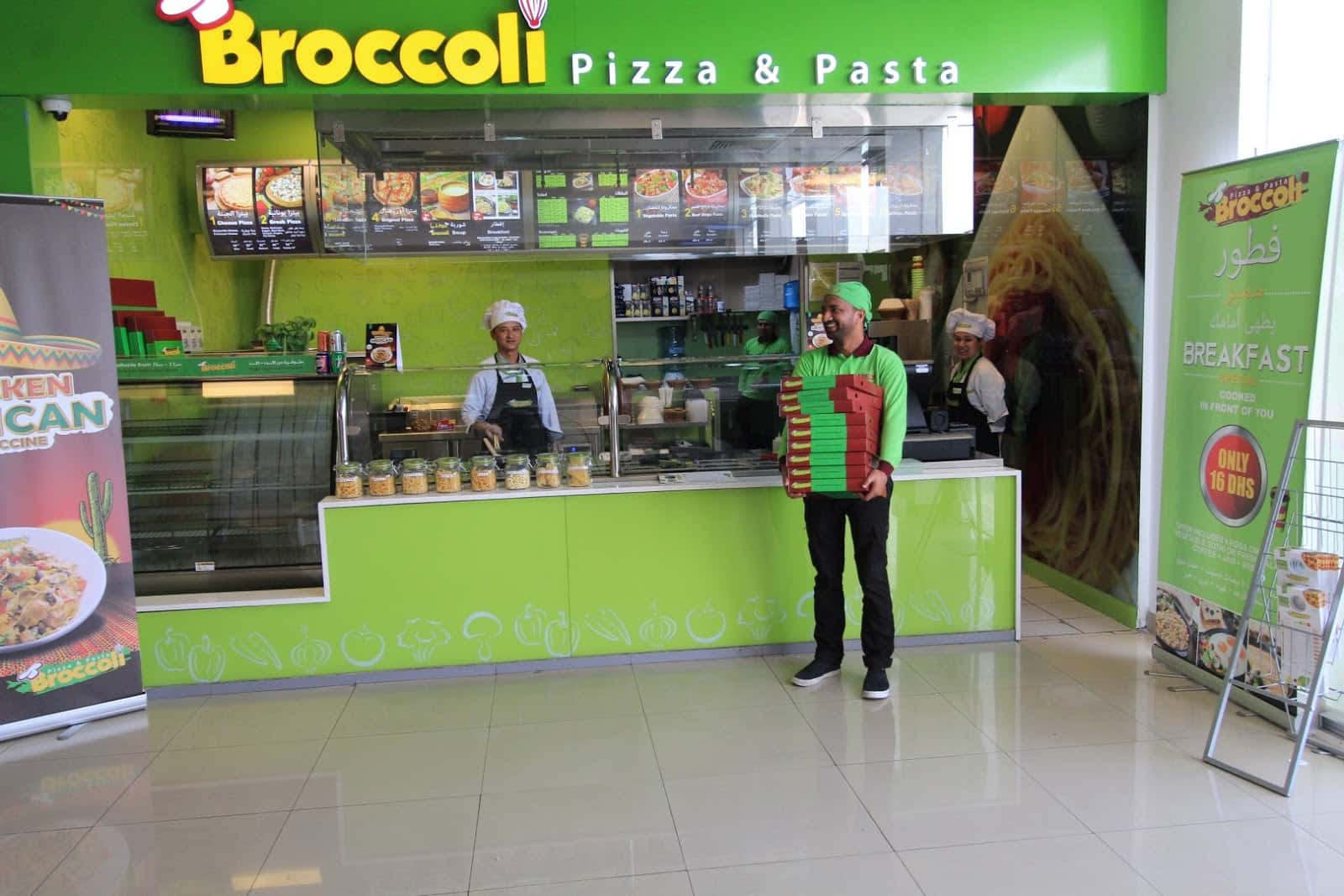 Broccoli Pizza & Pasta